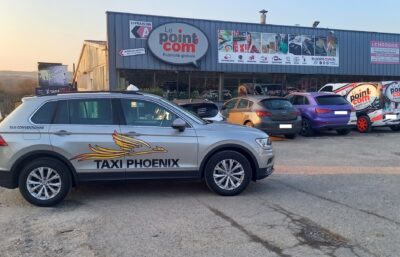 Sticker Taxi Phoenix droit