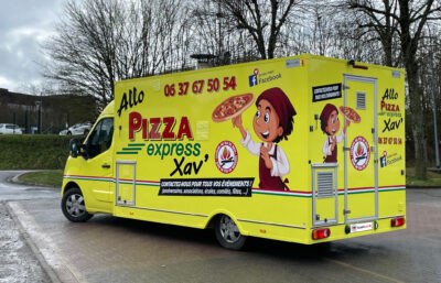 camion Pizza express Xav arrière gauche