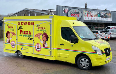 camion Pizza express Xav avant droite