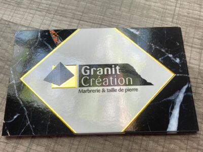 Carte de visite Granit Création