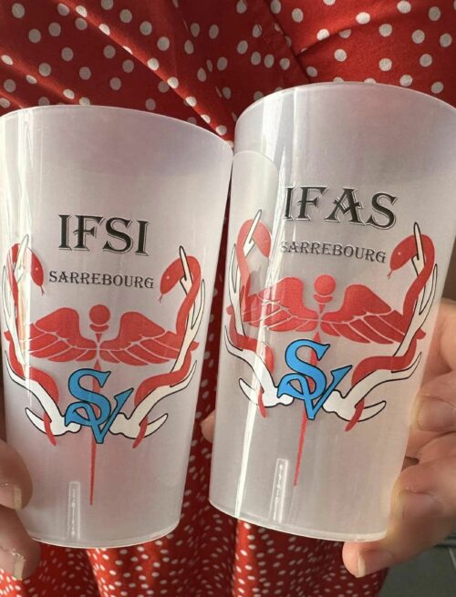 Gobelets personnalisée pour IFSI et IFAS
