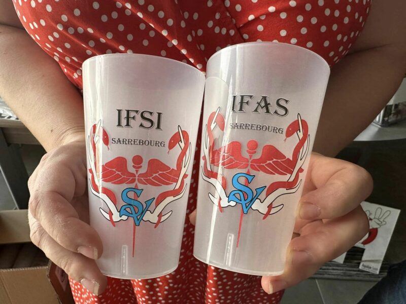 Gobelets personnalisée pour IFSI et IFAS