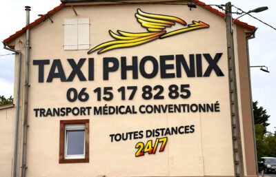 Signalétique/Enseigne Taxi Phoenix