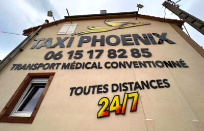 Signalétique/Enseigne Taxi Phoenix